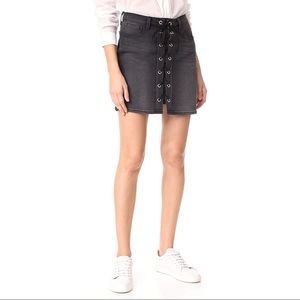 L'AGENCE Portia Front Lace Up Skirt  Size 28 NWT